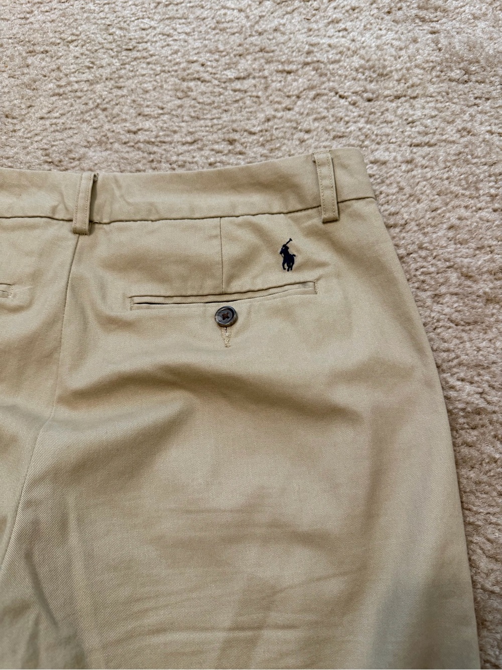 POLO RALPH LAUREN Boy’s Classic Chino Khaki Pants Size 18 - Picture 7 of 9